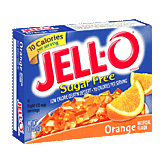 Jell-o Gelatin Dessert Sugar Free Orange Low Calorie Left Picture